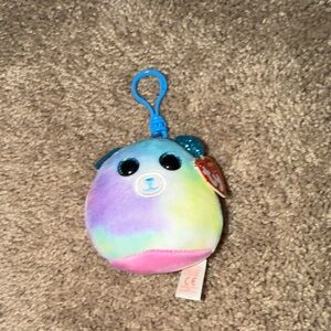 Ty Multicolor Plush Keychain Toy